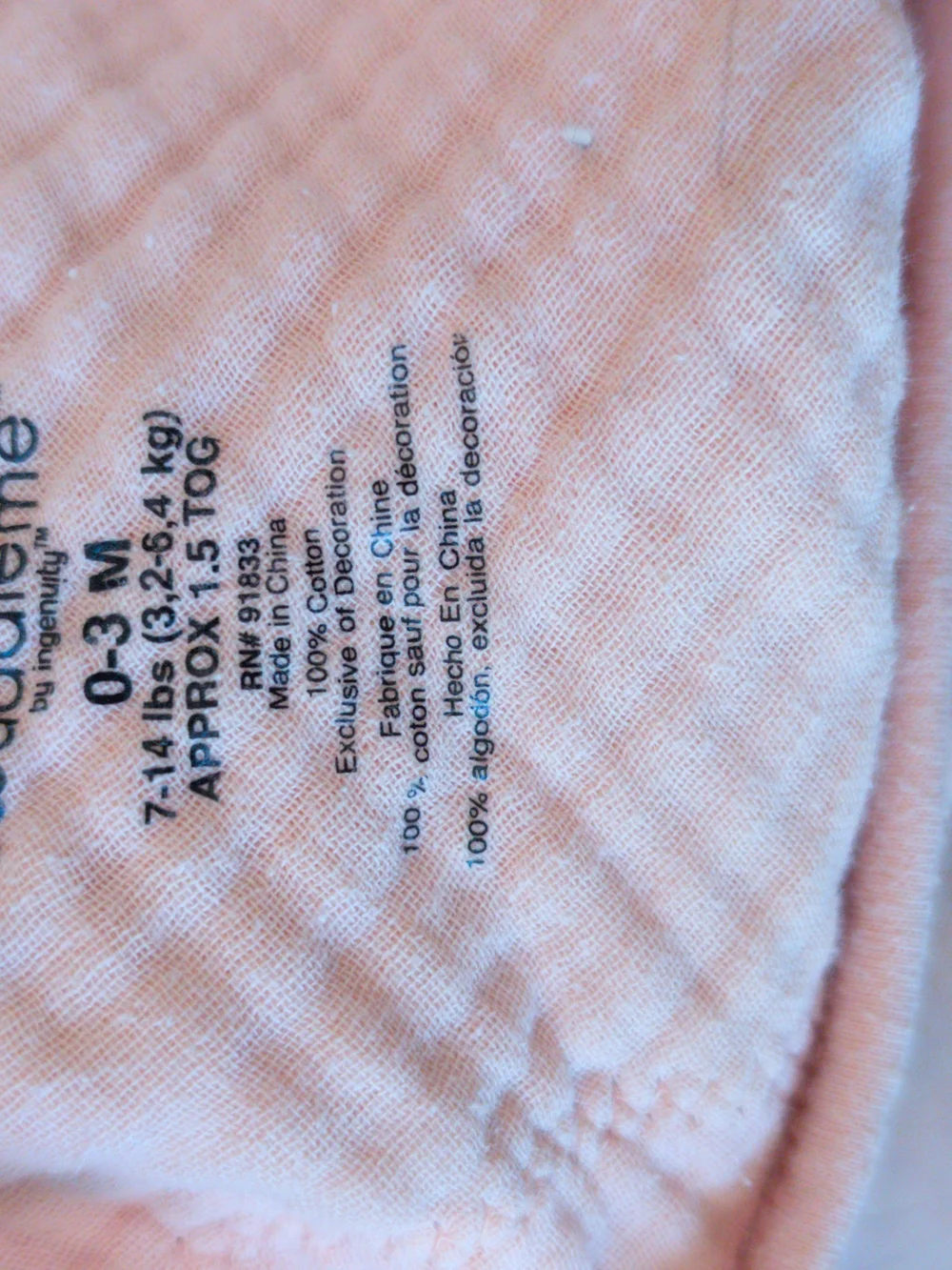 Lot Of 9 Infant Swaddles